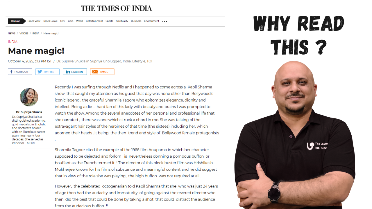 Readlite Article 4 Oct 9, 2025: Reading Mindset in “Mane Magic” — Seeing the Ordinary with New Eyes